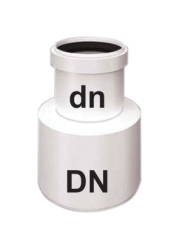 Redukcia plast. DN110/100dn