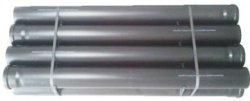 Plast.rúry čierne-balík 10ks 60/1000