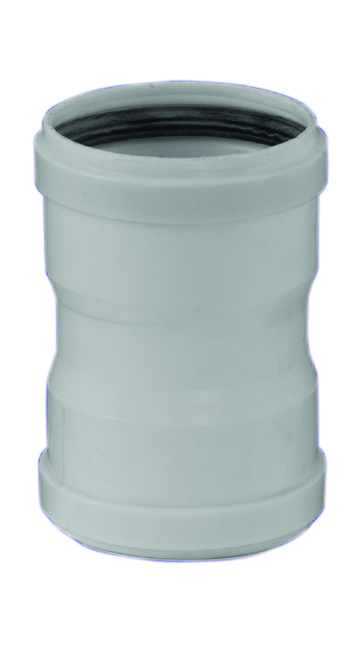 Spojka hrdlo-hrdlo DN160 biely plast