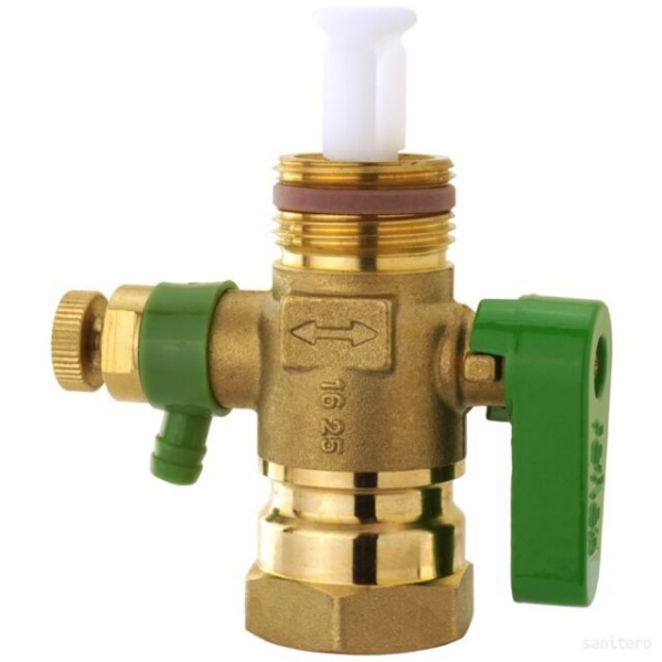 Prietoková armatúra Flowjet 3/4" zelená