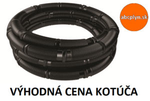 ABC Rúra flexibilná čierny plast 50m