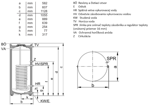 Zásobník Vitocell 100-W typ CVAA 160L - Image 4