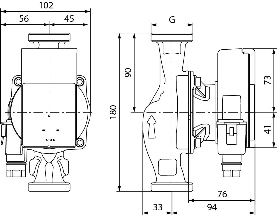 Obehové čerpadlo Wilo Atmos PICO 25/1-6 – Obrázok 4