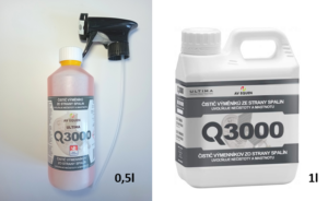 Čistič výmenníkov spalín Q3000 1l a 0,5l