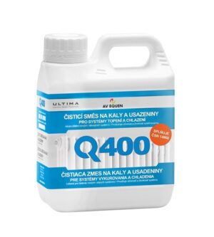 Čistiaci prostriedok pre vykurovacie a chladiace systémy Q400 1l : 100l vody